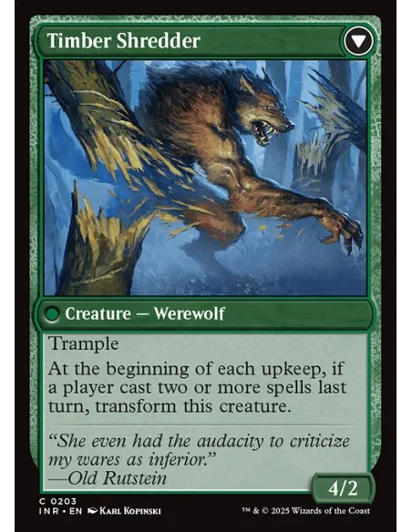 Hinterland Logger // Timber Shredder - Foil