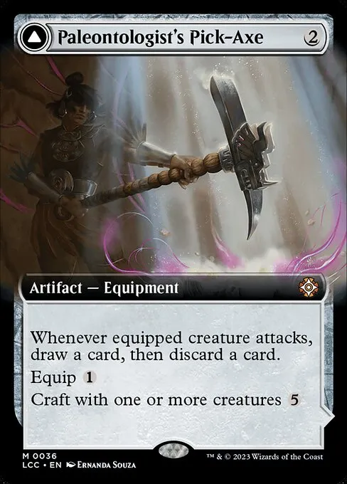Paleontologist's Pick-Axe // Dinosaur Headdress - Foil