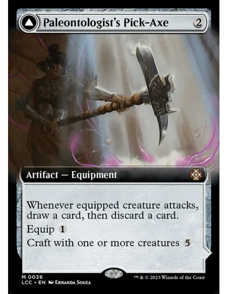 Paleontologist's Pick-Axe // Dinosaur Headdress - Foil