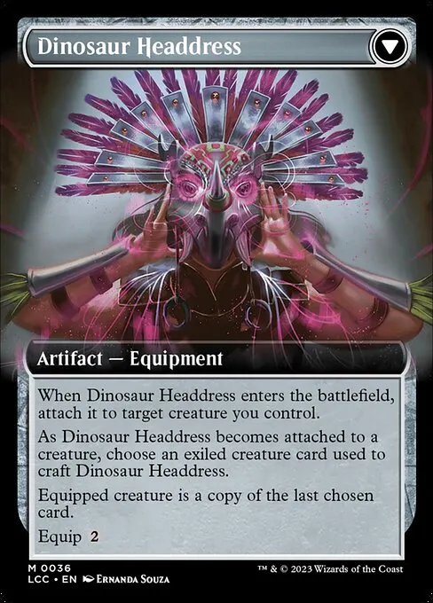 Paleontologist's Pick-Axe // Dinosaur Headdress - Foil