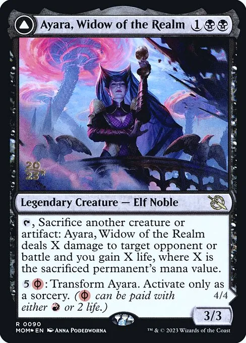 Ayara, Widow of the Realm // Ayara, Furnace Queen - Foil
