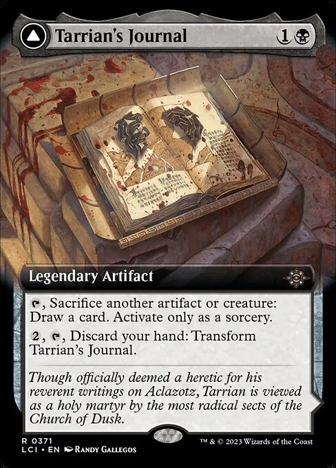 Tarrian's Journal // The Tomb of Aclazotz - Foil