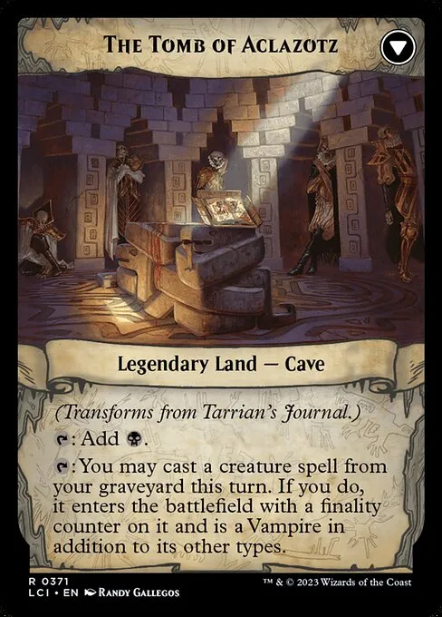 Tarrian's Journal // The Tomb of Aclazotz - Foil