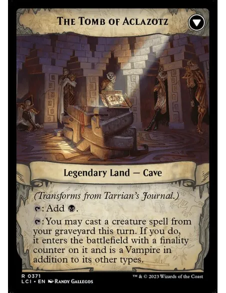 Tarrian's Journal // The Tomb of Aclazotz - Foil