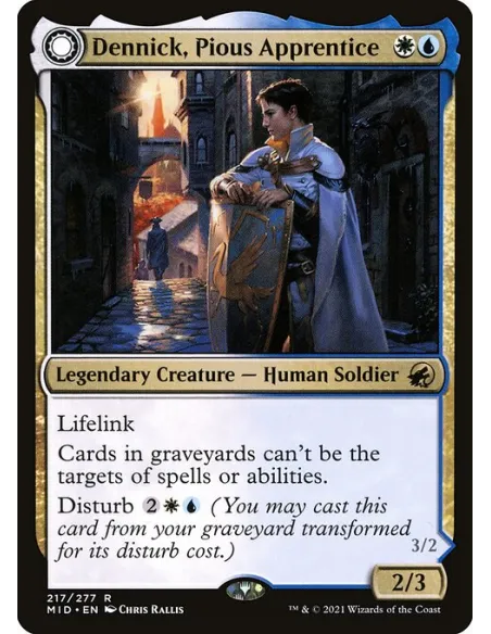 Dennick, Pious Apprentice // Dennick, Pious Apparition - Foil