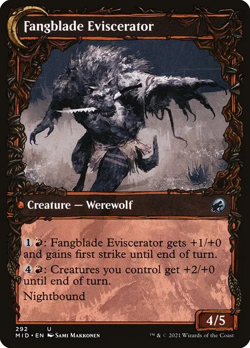 Fangblade Brigand // Fangblade Eviscerator - Foil
