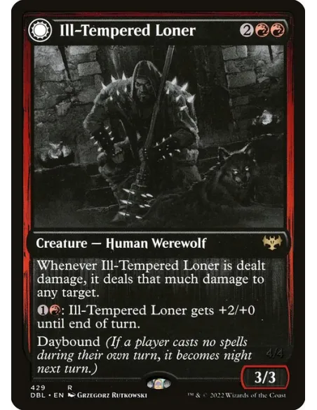 Ill-Tempered Loner // Howlpack Avenger - Foil