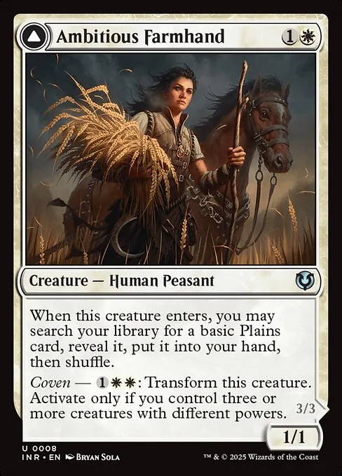 Ambitious Farmhand // Seasoned Cathar - Foil