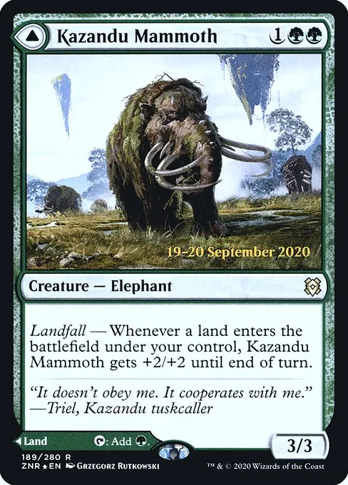 Kazandu Mammoth // Kazandu Valley - Foil