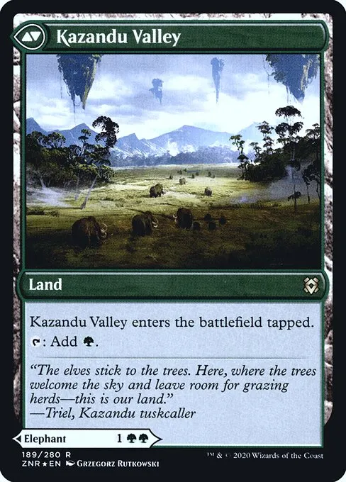 Kazandu Mammoth // Kazandu Valley - Foil
