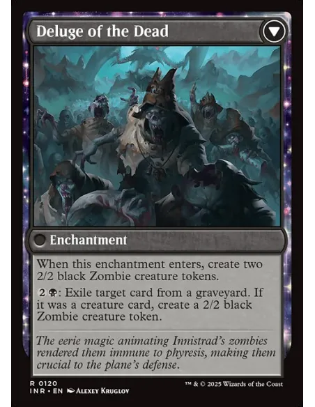 Invasion of Innistrad // Deluge of the Dead - Foil