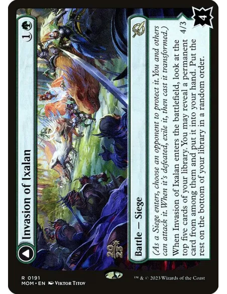 Invasion of Ixalan // Belligerent Regisaur - Foil