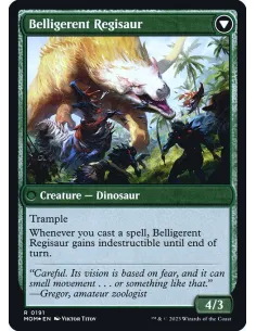 Invasion of Ixalan // Belligerent Regisaur - Foil 2