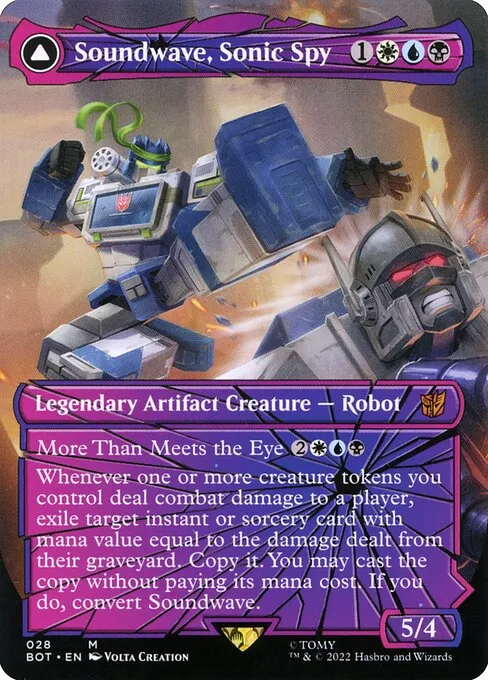 Soundwave, Sonic Spy // Soundwave, Superior Captain - Foil