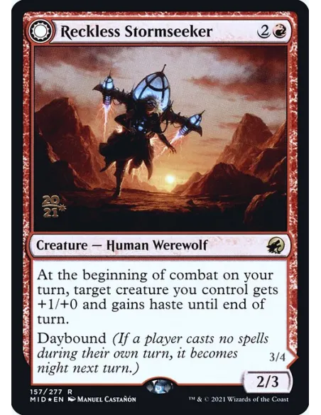 Reckless Stormseeker // Storm-Charged Slasher - Foil