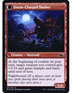 Reckless Stormseeker // Storm-Charged Slasher - Foil 2