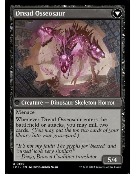 Visage of Dread // Dread Osseosaur - Foil