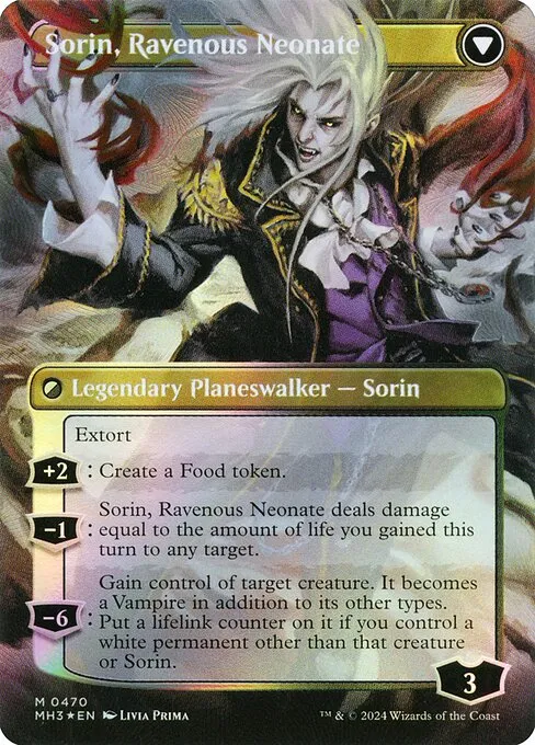 Sorin of House Markov // Sorin, Ravenous Neonate - Foil