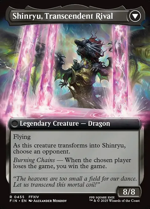 Zenos yae Galvus // Shinryu, Transcendent Rival - Foil