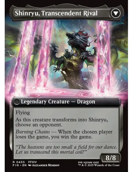 Zenos yae Galvus // Shinryu, Transcendent Rival - Foil