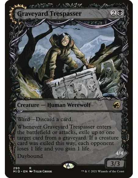 Graveyard Trespasser // Graveyard Glutton - Foil