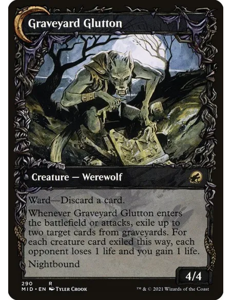Graveyard Trespasser // Graveyard Glutton - Foil