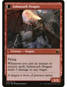 Smoldering Egg // Ashmouth Dragon 2