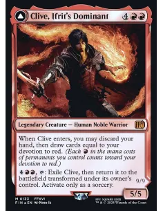 Clive, Ifrit's Dominant // Ifrit, Warden of Inferno - Foil