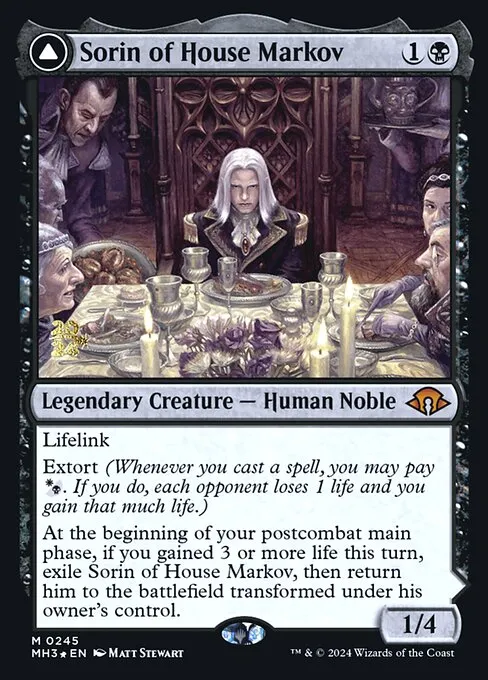 Sorin of House Markov // Sorin, Ravenous Neonate - Foil