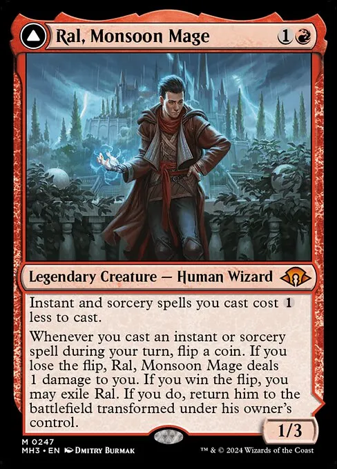Ral, Monsoon Mage // Ral, Leyline Prodigy - Foil