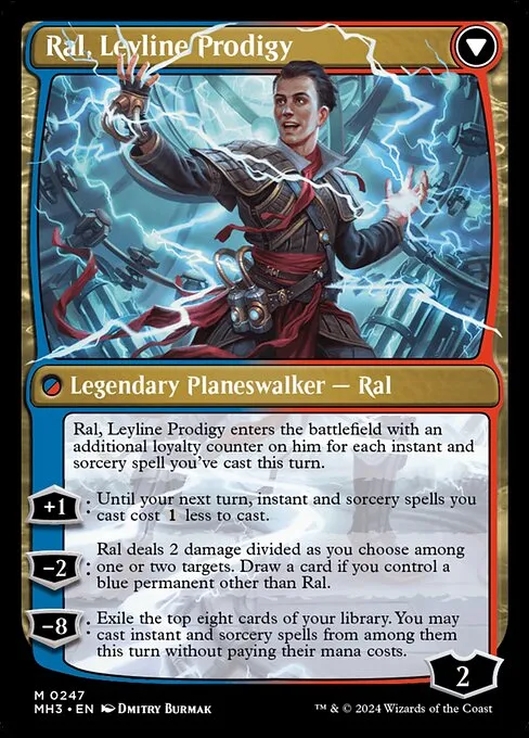 Ral, Monsoon Mage // Ral, Leyline Prodigy - Foil