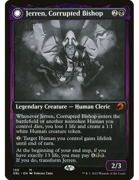 Jerren, Corrupted Bishop // Ormendahl, the Corrupter - Foil
