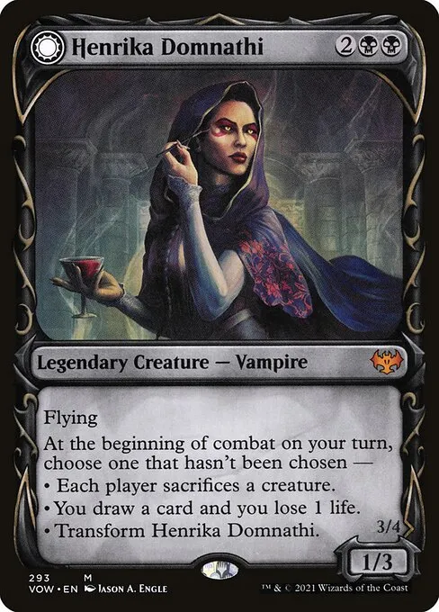 Henrika Domnathi // Henrika, Infernal Seer - Foil