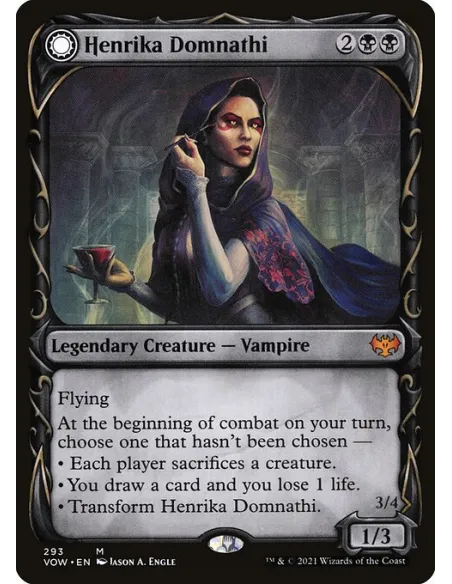 Henrika Domnathi // Henrika, Infernal Seer - Foil