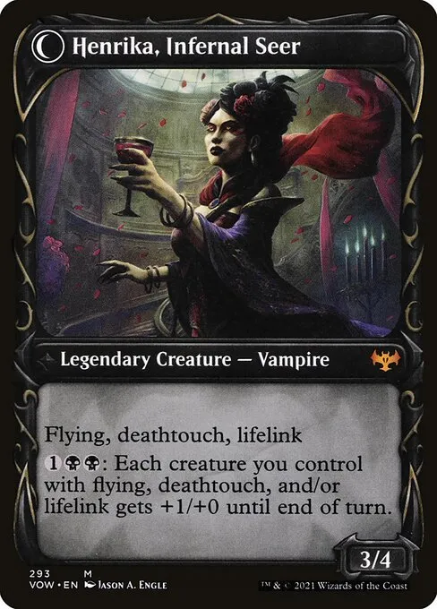 Henrika Domnathi // Henrika, Infernal Seer - Foil