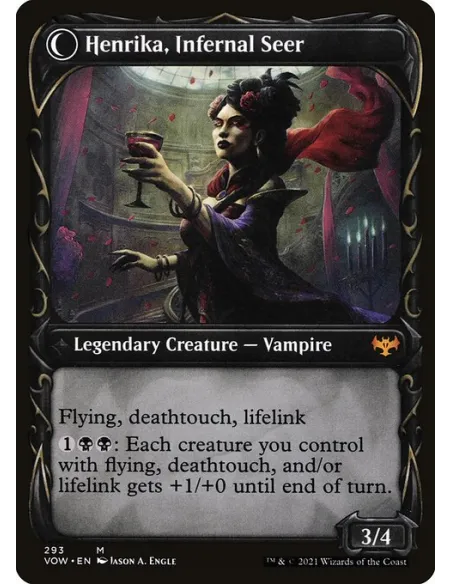 Henrika Domnathi // Henrika, Infernal Seer - Foil
