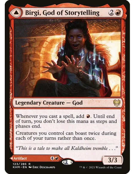 Birgi, God of Storytelling // Harnfel, Horn of Bounty - Foil