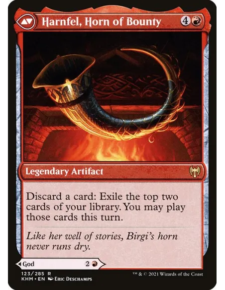 Birgi, God of Storytelling // Harnfel, Horn of Bounty - Foil