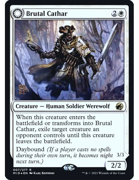 Brutal Cathar // Moonrage Brute - Foil