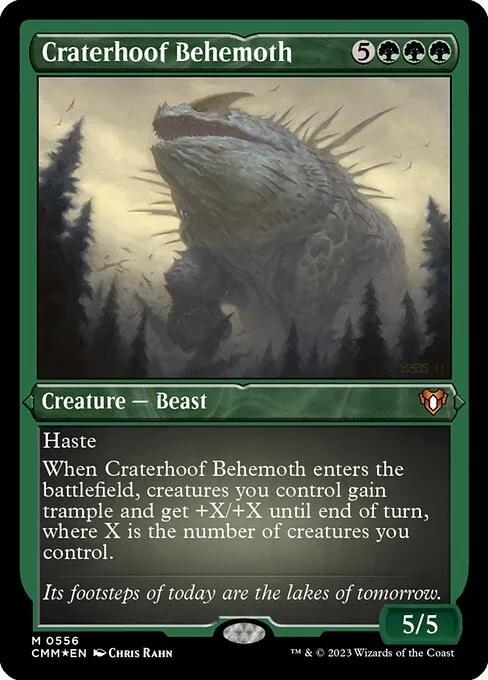Craterhoof Behemoth - Foil