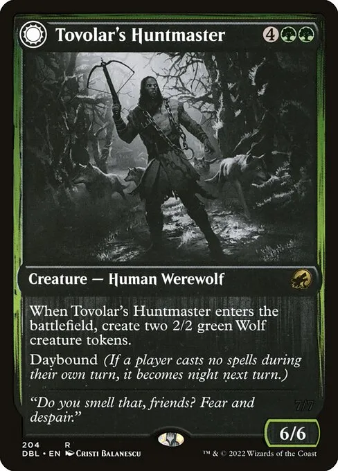 Tovolar's Huntmaster // Tovolar's Packleader - Foil