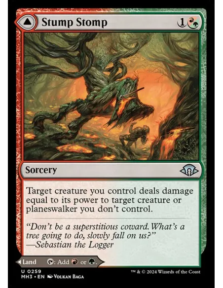 Stump Stomp // Burnwillow Clearing - Foil