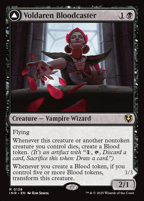 Voldaren Bloodcaster // Bloodbat Summoner - Foil