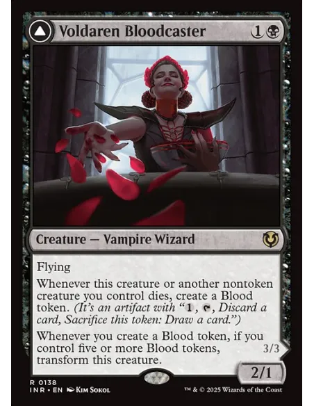 Voldaren Bloodcaster // Bloodbat Summoner - Foil