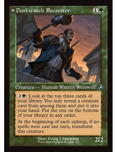 Duskwatch Recruiter // Krallenhorde Howler - Foil
