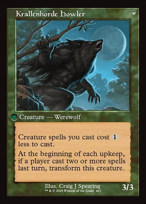 Duskwatch Recruiter // Krallenhorde Howler - Foil