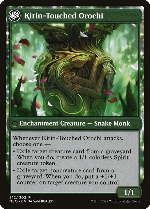 Teachings of the Kirin // Kirin-Touched Orochi - Foil