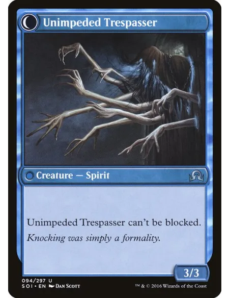 Uninvited Geist // Unimpeded Trespasser