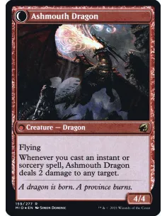 Smoldering Egg // Ashmouth Dragon - Foil 2