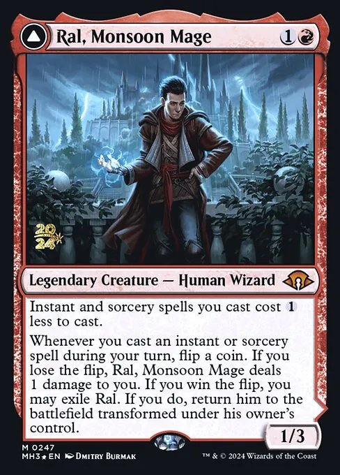 Ral, Monsoon Mage // Ral, Leyline Prodigy - Foil